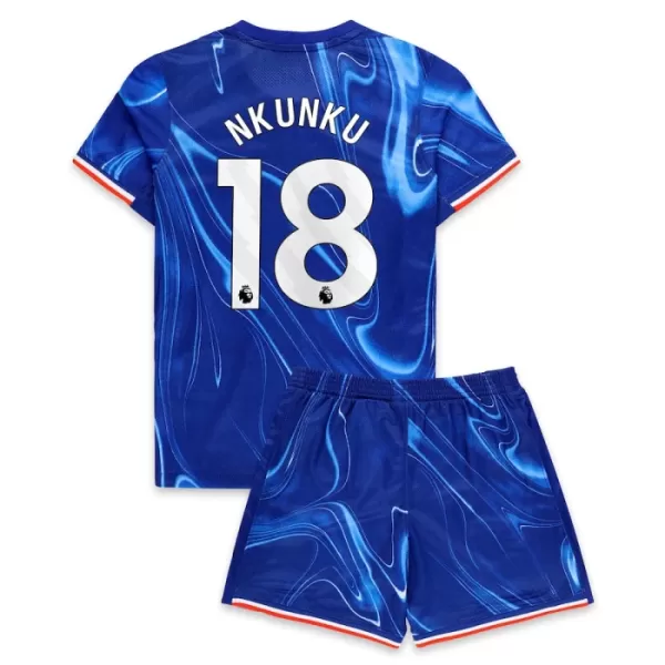 Kit De Football Chelsea Christopher Nkunku 18 Enfant Domicile 24/25