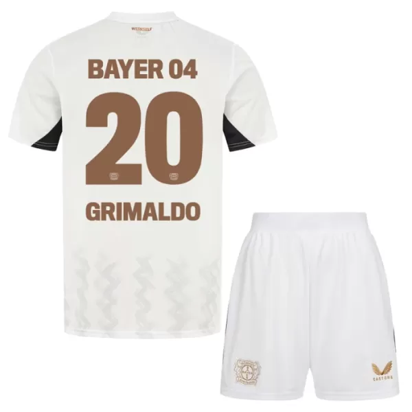 Kit De Football Bayer 04 Leverkusen Alejandro Grimaldo 20 Enfant Extérieur 24/25