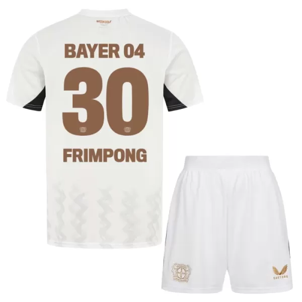 Kit De Football Bayer 04 Leverkusen Jeremie Frimpong 30 Enfant Extérieur 24/25