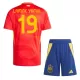 Kit De Football Espagne Lamine Yamal 19 Enfant Domicile Euro 2024