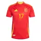 Kit De Football Espagne Williams JR 17 Enfant Domicile Euro 2024