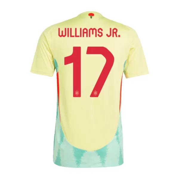 Kit De Football Espagne Williams JR 17 Enfant Extérieur Euro 2024