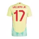 Kit De Football Espagne Williams JR 17 Enfant Extérieur Euro 2024