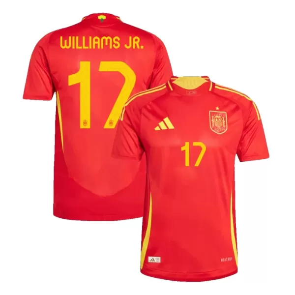 Maillot De Foot Espagne Williams JR 17 Domicile Euro 2024