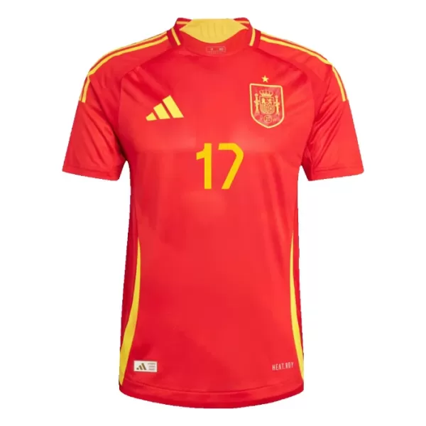 Maillot De Foot Espagne Williams JR 17 Domicile Euro 2024