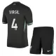 Kit De Football Liverpool Virgil van Dijk 4 Enfant Extérieur 24/25