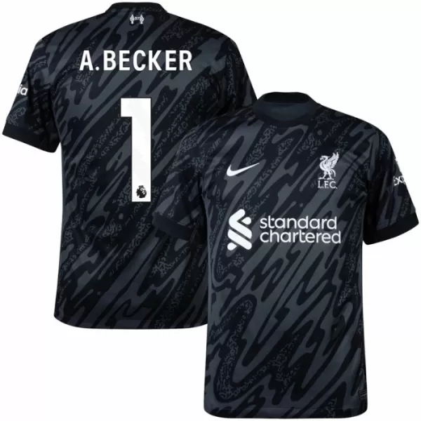 Maillot De Foot Gardien Liverpool Alisson Becker 1 24/25 Noir