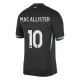 Maillot De Foot Liverpool Alexis Mac Allister 10 Extérieur 24/25