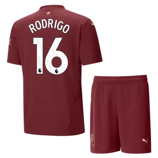 Kit De Football Manchester City Rodrigo Hernández 16 Enfant Third 24/25