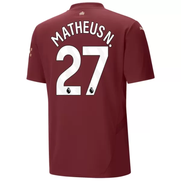 Maillot De Foot Manchester City Matheus Nunes 27 Third 24/25