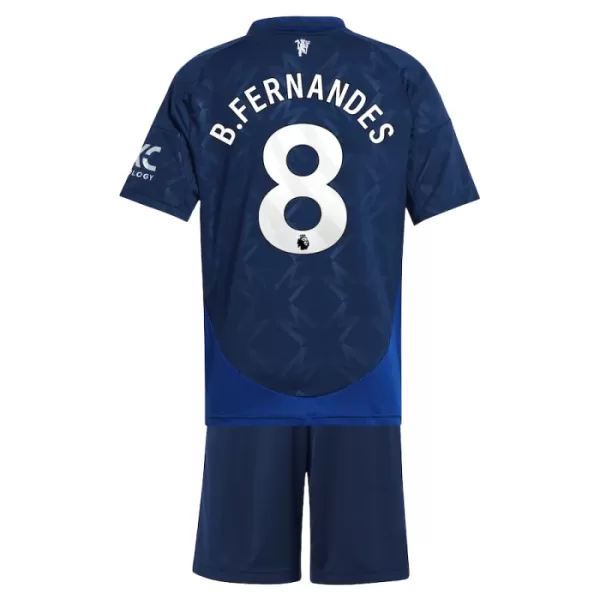 Kit De Football Manchester United Bruno Fernandes 8 Enfant Extérieur 24/25