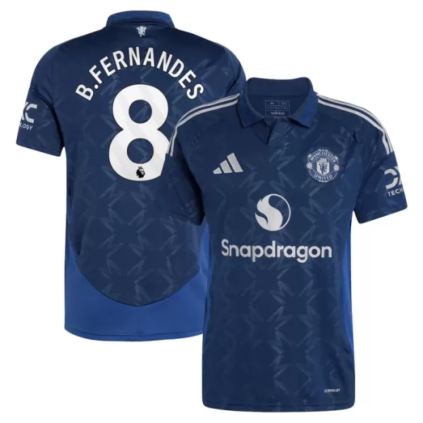 Maillot De Foot Manchester United Bruno Fernandes 8 Extérieur 24/25