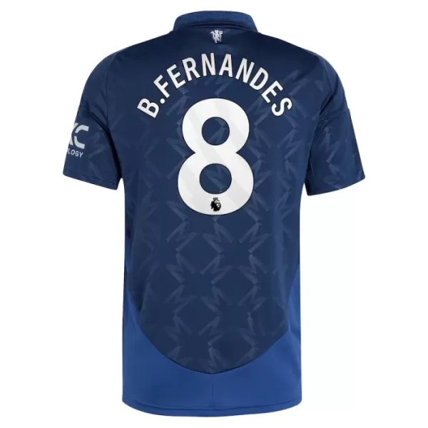 Maillot De Foot Manchester United Bruno Fernandes 8 Extérieur 24/25