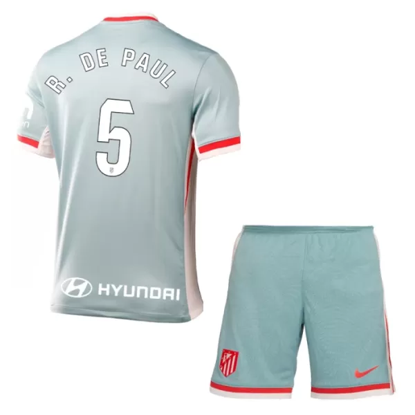 Kit De Football Atlético Madrid Rodrigo de Paul 5 Enfant Extérieur 24/25