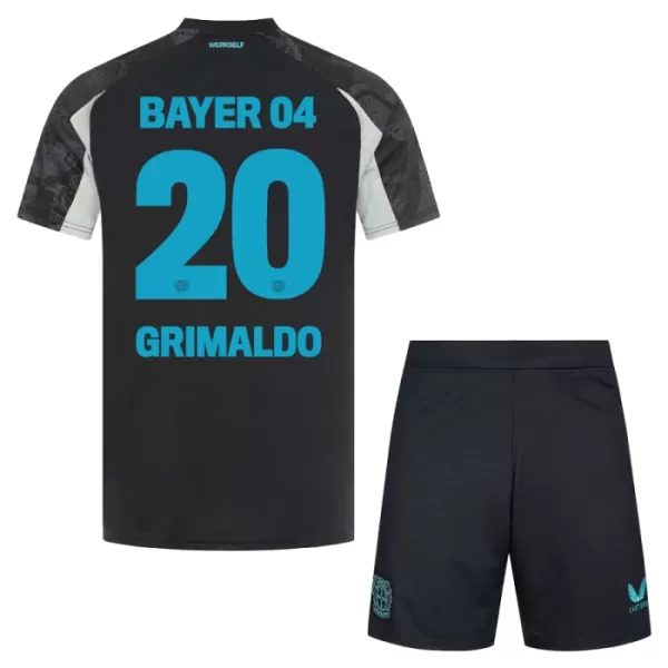 Kit De Football Bayer 04 Leverkusen Alejandro Grimaldo 20 Enfant Third 24/25