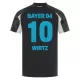 Kit De Football Bayer 04 Leverkusen Florian Wirtz 10 Enfant Third 24/25