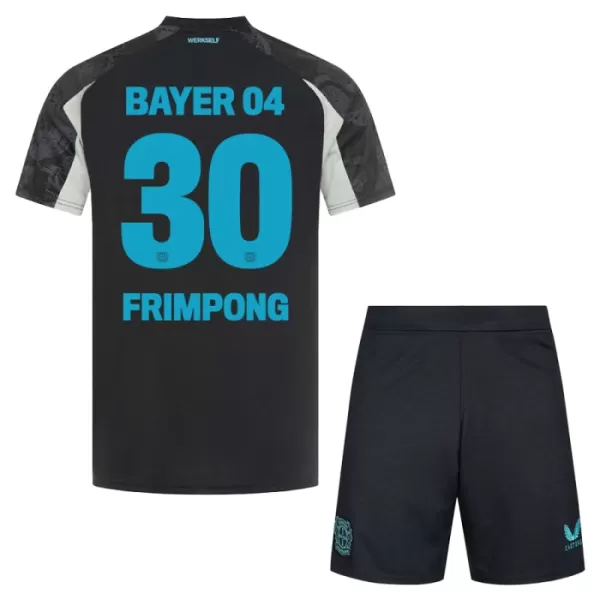 Kit De Football Bayer 04 Leverkusen Jeremie Frimpong 30 Enfant Third 24/25