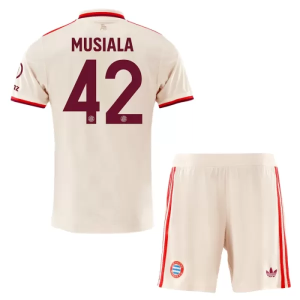 Kit De Football FC Bayern Munich Jamal Musiala 42 Enfant Third 24/25