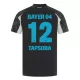 Maillot De Foot Bayer 04 Leverkusen Edmond Tapsoba 12 Third 24/25