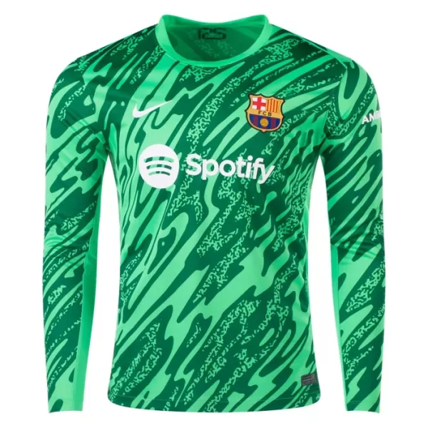 Maillot De Foot Gardien FC Barcelone Marc-André ter Stegen 1 Domicile 24/25 Manches Longues