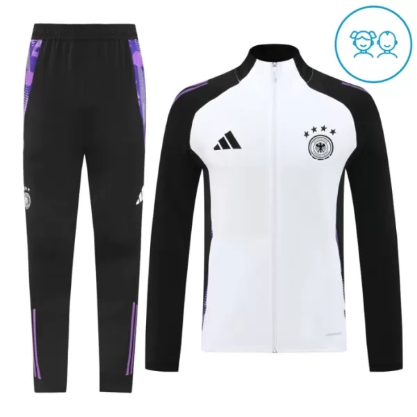 Allemagne Enfant Ensemble Vestes d'Entraînement 24/25 Blanc