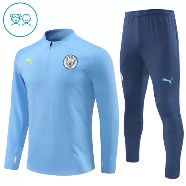 Manchester City Enfant Kit de Sweat-shirt d’entraînement 24/25 Bleu