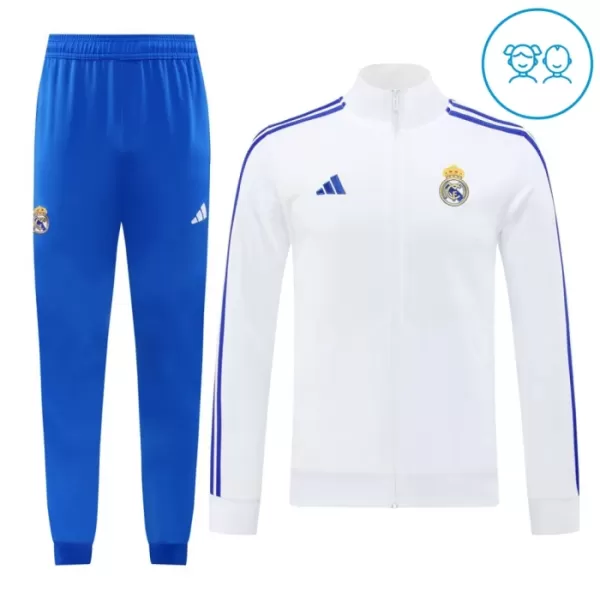 Real Madrid Enfant Ensemble Vestes d'Entraînement 24/25 Blanc