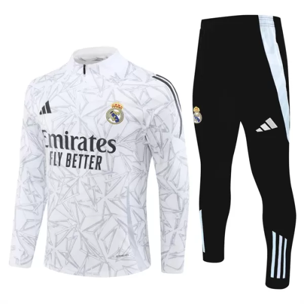 Real Madrid Kit de Sweat-shirt d’entraînement 24/25 Blanc