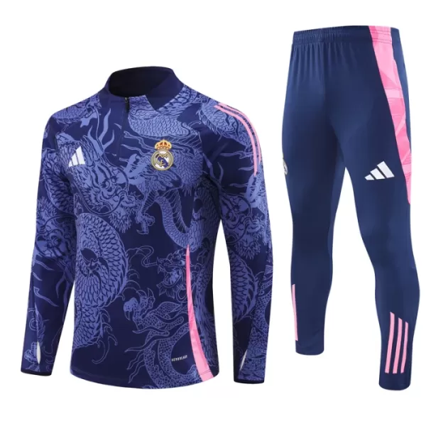 Real Madrid Kit de Sweat-shirt d’entraînement 24/25 Dragon Navy