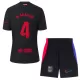 Kit De Football FC Barcelone Ronald Araujo 4 Enfant Extérieur 24/25