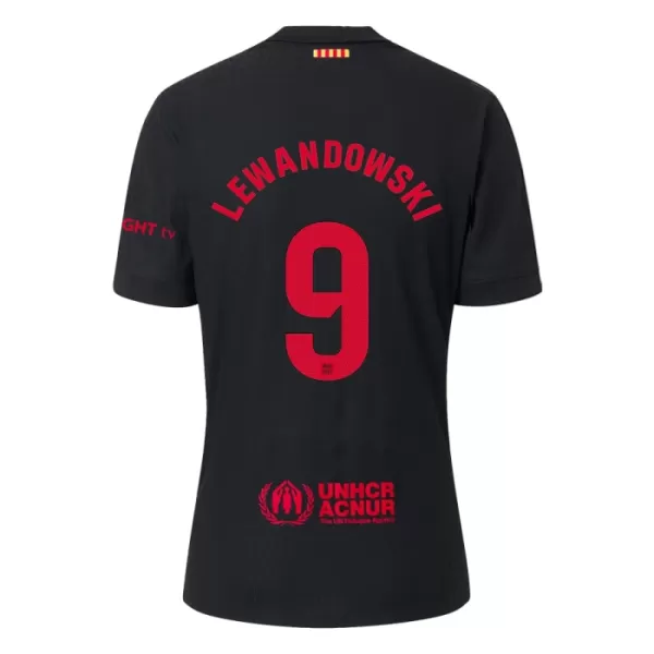 Maillot De Foot FC Barcelone Robert Lewandowski 9 Extérieur 24/25