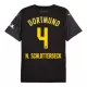 Kit De Football Borussia Dortmund Nico Schlotterbeck 4 Enfant Extérieur 24/25