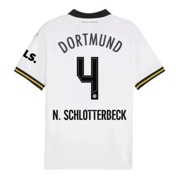 Kit De Football Borussia Dortmund Nico Schlotterbeck 4 Enfant Third 24/25