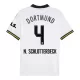 Kit De Football Borussia Dortmund Nico Schlotterbeck 4 Enfant Third 24/25