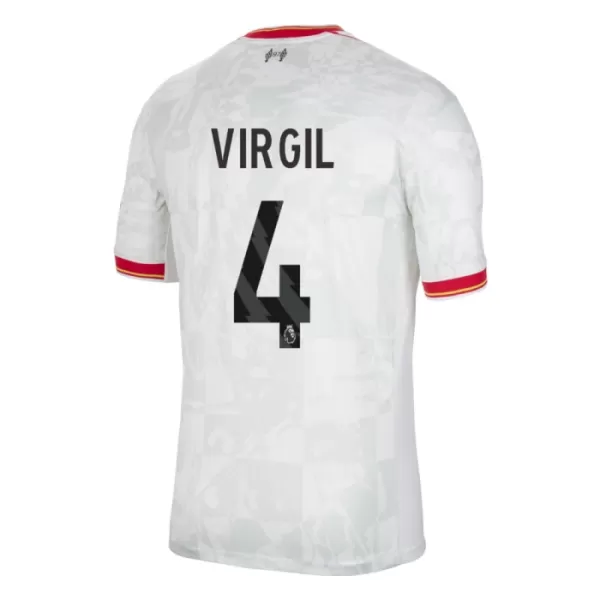 Kit De Football Liverpool Virgil van Dijk 4 Enfant Third 24/25