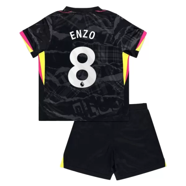 Kit De Football Chelsea Enzo Fernández 8 Enfant Third 24/25