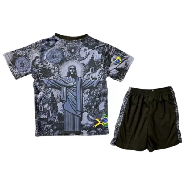 Kit De Football Brésil Enfant 2024 Noir - Spécial