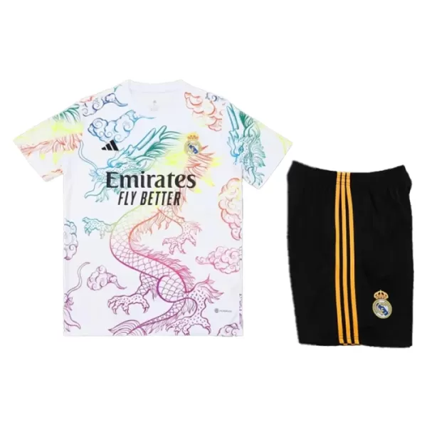 Kit De Football Real Madrid Enfant 24/25 Dragon Blanc