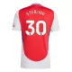 Maillot De Foot Arsenal Raheem Sterling 30 Domicile 24/25