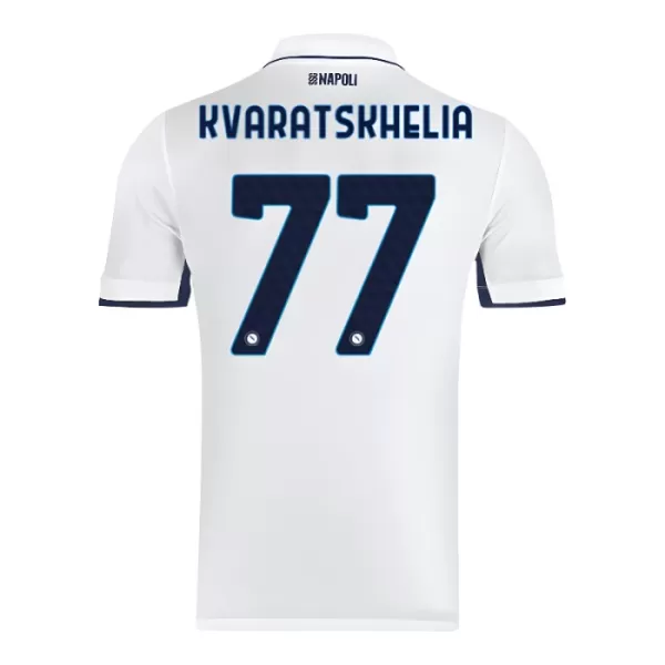 Maillot De Foot SSC Naples Kvaratskhelia 77 Extérieur 24/25