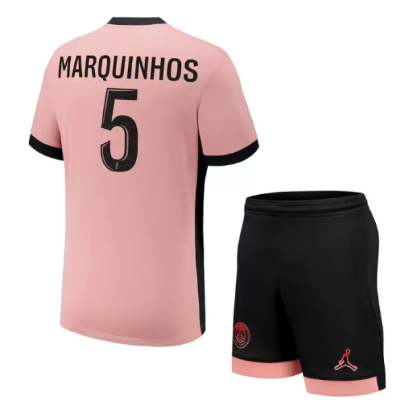 Kit De Football Paris Saint-Germain Marquinhos 5 Enfant Third 24/25