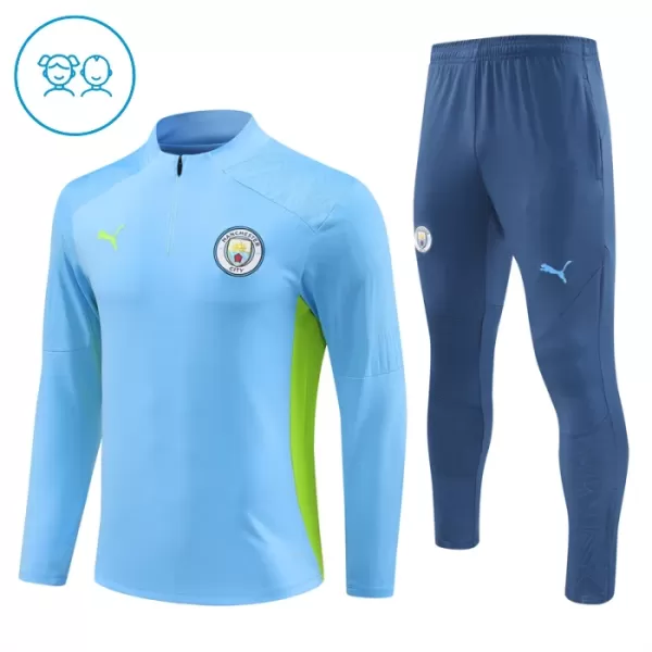 Manchester City Enfant Kit de Sweat-shirt d’entraînement 24/25 Bleu