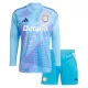 Kit De Football Gardien Aston Villa Enfant 24/25 Manches Longues Bleu