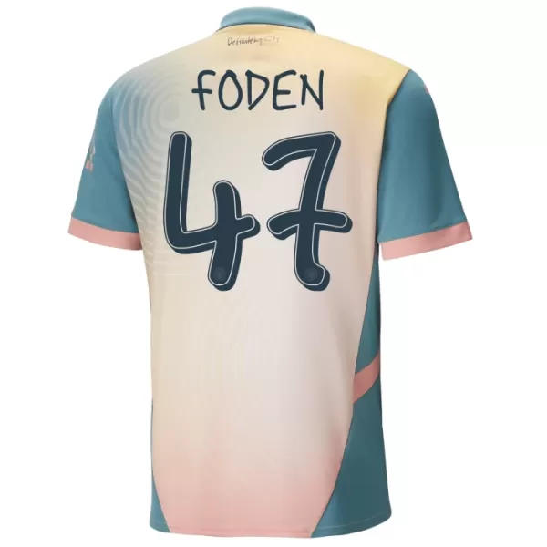 Kit De Football Manchester City Phil Foden 47 Enfant Fourth 24/25