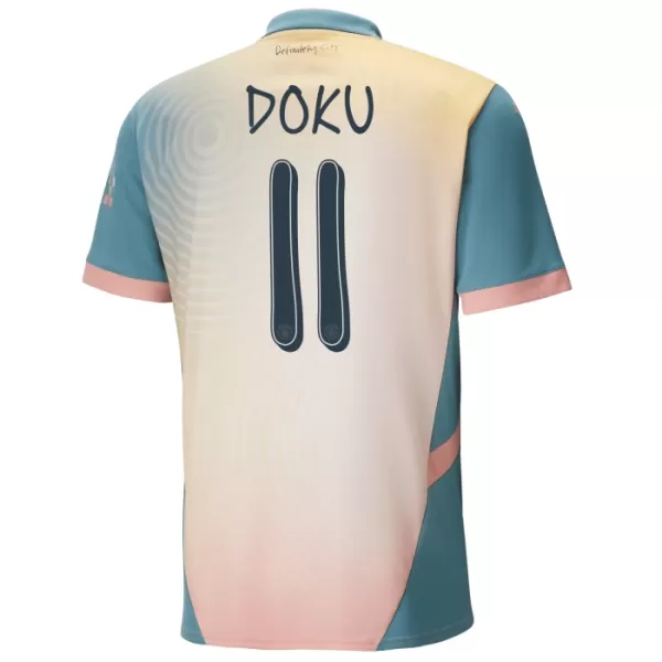 Maillot De Foot Manchester City Jérémy Doku 11 Fourth 24/25