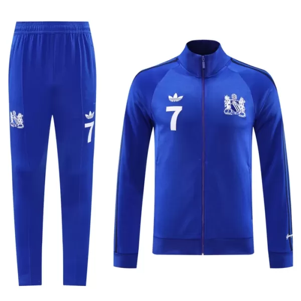 GeorgeBest x Manchester United Ensemble Vestes d'Entraînement 24/25 Bleu