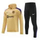 FC Barcelone Kit sweat-shirt d'entraînement à capuche 24/25 Jaune