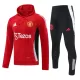 Manchester United Kit sweat-shirt d'entraînement à capuche 24/25 Rouge