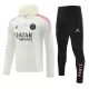 Paris Saint-Germain Kit sweat-shirt d'entraînement à capuche 24/25 Blanc