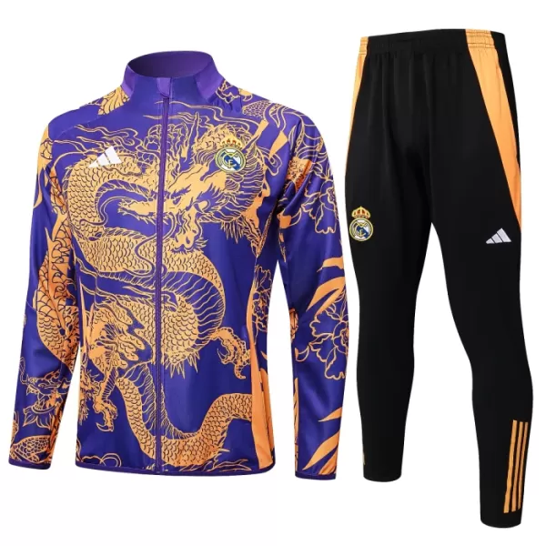 Real Madrid Ensemble Vestes d'Entraînement 24/25 Dragon Violet